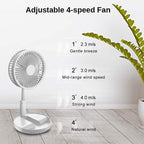 Rechargeable Mini Telescopic Fan