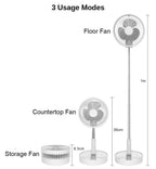 Rechargeable Mini Telescopic Fan