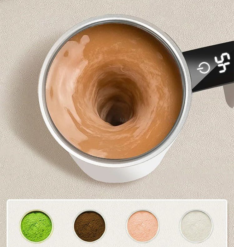 Coffee Mug Self Stirring with Temperature Display