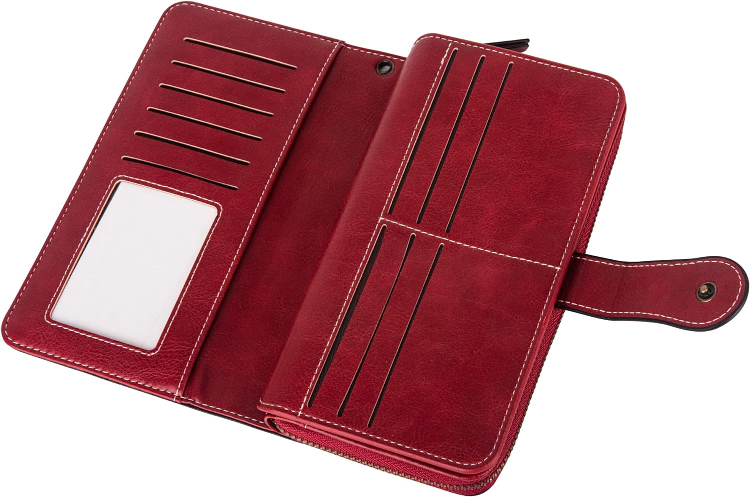 Stylish Leather Wallet with Wristband