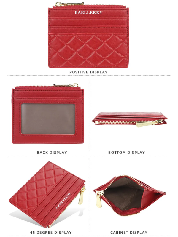 Stylish Padded Card Holder for Desk