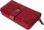 Stylish Leather Wallet with Wristband