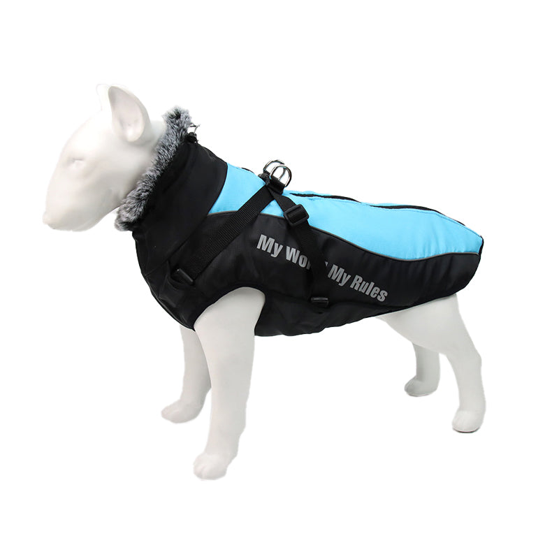 Reflective Dog Jacket with Harness - GlowPaw™