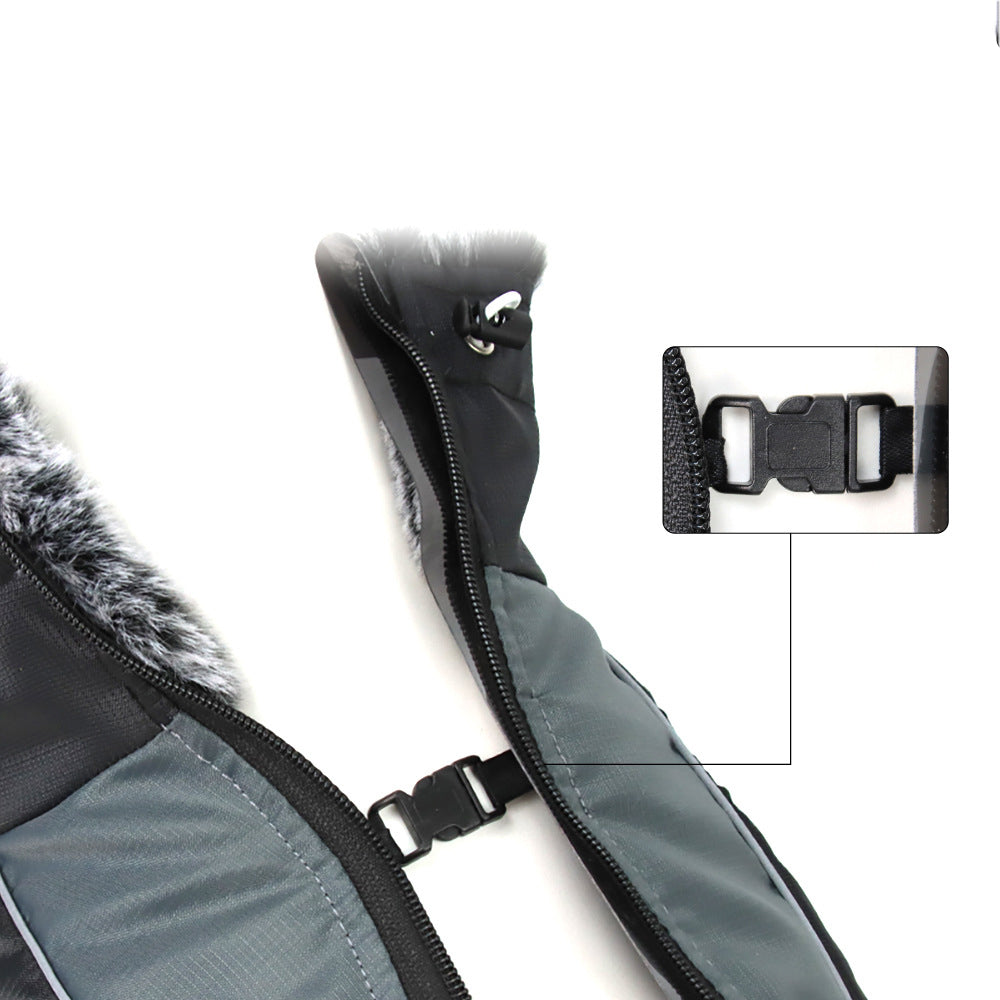 Reflective Dog Jacket with Harness - GlowPaw™