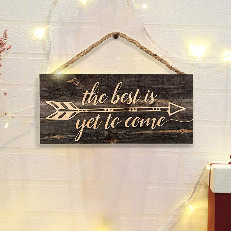 Rectangular Decorative Wooden Hanger – Door and Window Ornament