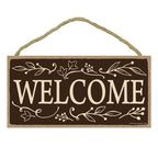 Rectangular Decorative Wooden Hanger – Door and Window Ornament