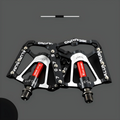 Robust Lightweight Aluminum Bicycle Pedals With Non-Slip Grip