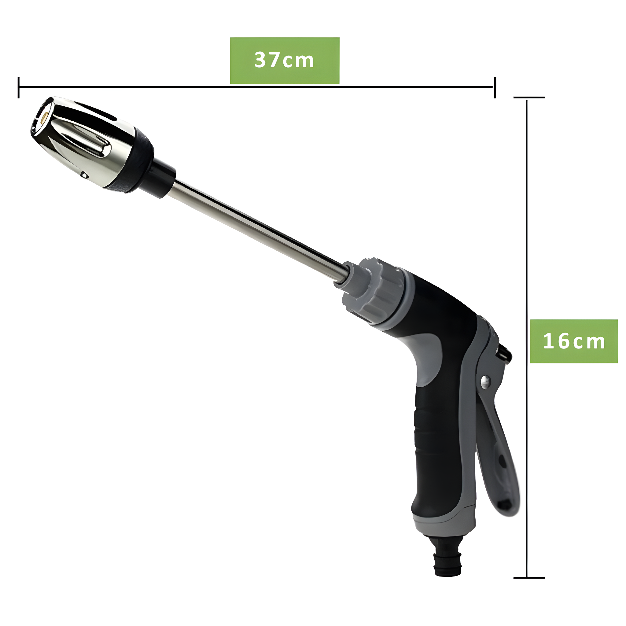 AquaBlitz High-Pressure Spray Gun – Universal Hose Attachment for Powerful Cleaning