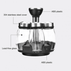 Smart Rotating Stainless Steel Glass Seasoning Set