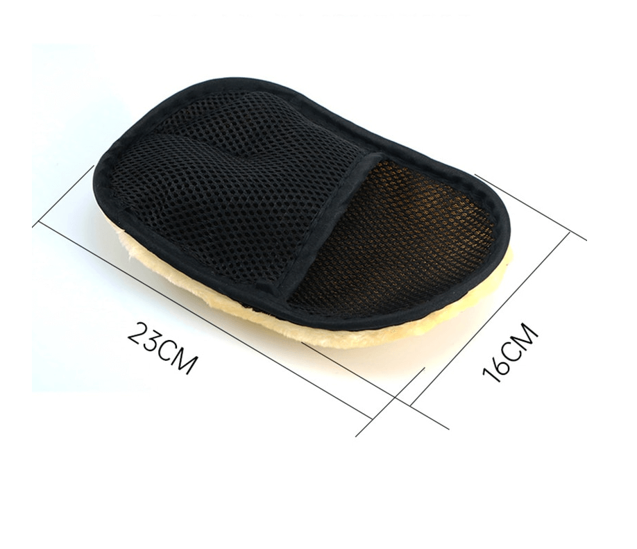 Soft Wool Car Microfiber Cleaning Gloves