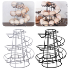 Creative Spiral Egg Dispenser Storage Rack