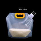 Reusable Transparent Liquid Dispenser Bag