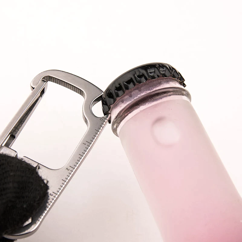 Stainless Steel EDC Multi-Tool Keychain with Bottle Opener