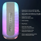 Colorful Sea Shell LED Bluetooth Smart Speaker