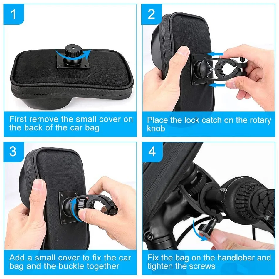 Motorcycle Handlebar Waterproof Universal Phone Holder