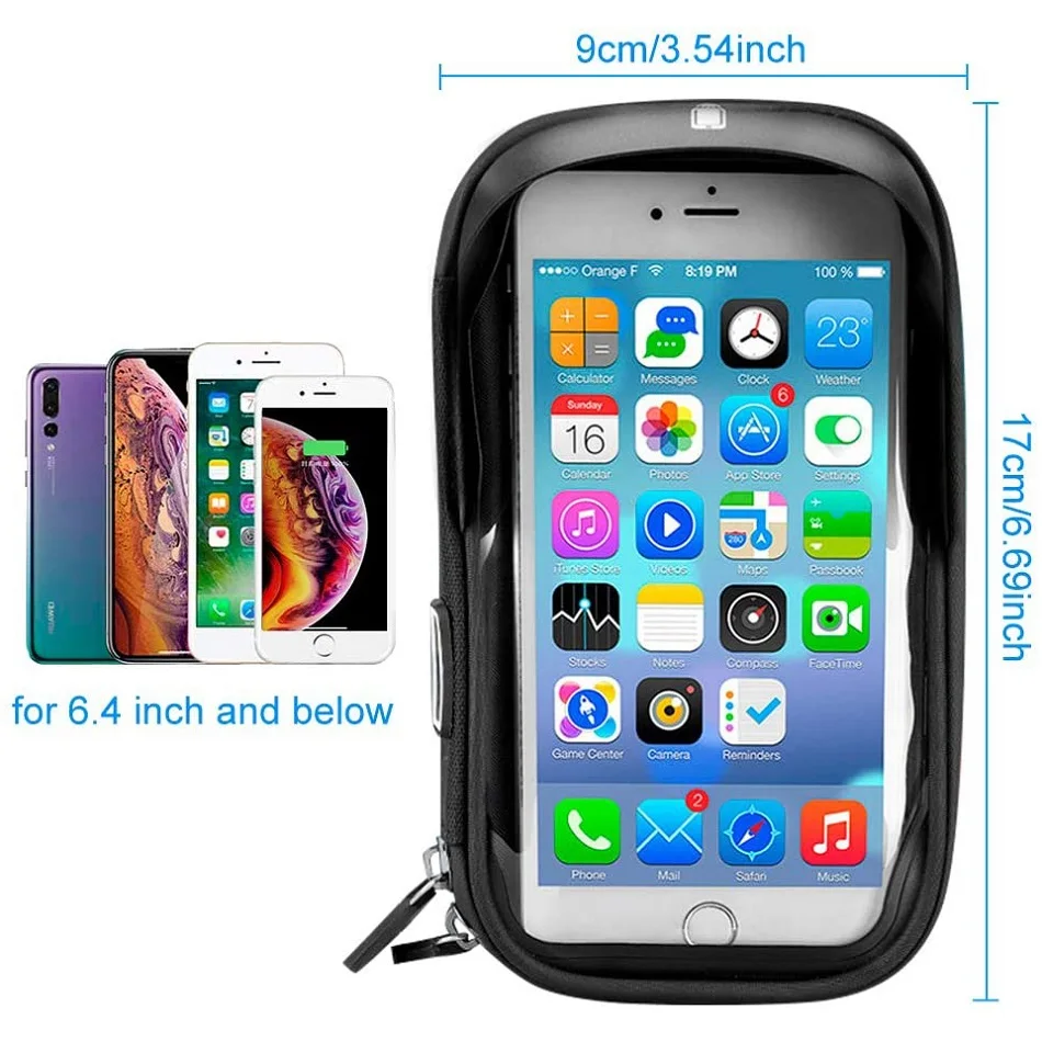 Motorcycle Handlebar Waterproof Universal Phone Holder