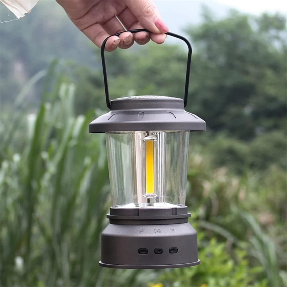 Bluetooth Camping Stepless Dimming Speaker Lantern