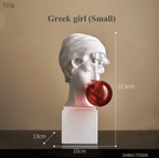 Resin Greek abstract sculpture