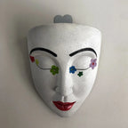 Resin Human Face Hanging Planter - FaceVibe