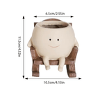 Resin Smiling Face Planter