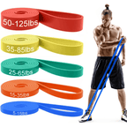 Resistforce Pull-Up Assistance Bands – Resistance Set for Strength Training, Dips, and Bodyweight Exercises