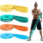 Resistforce Pull-Up Assistance Bands – Resistance Set for Strength Training, Dips, and Bodyweight Exercises