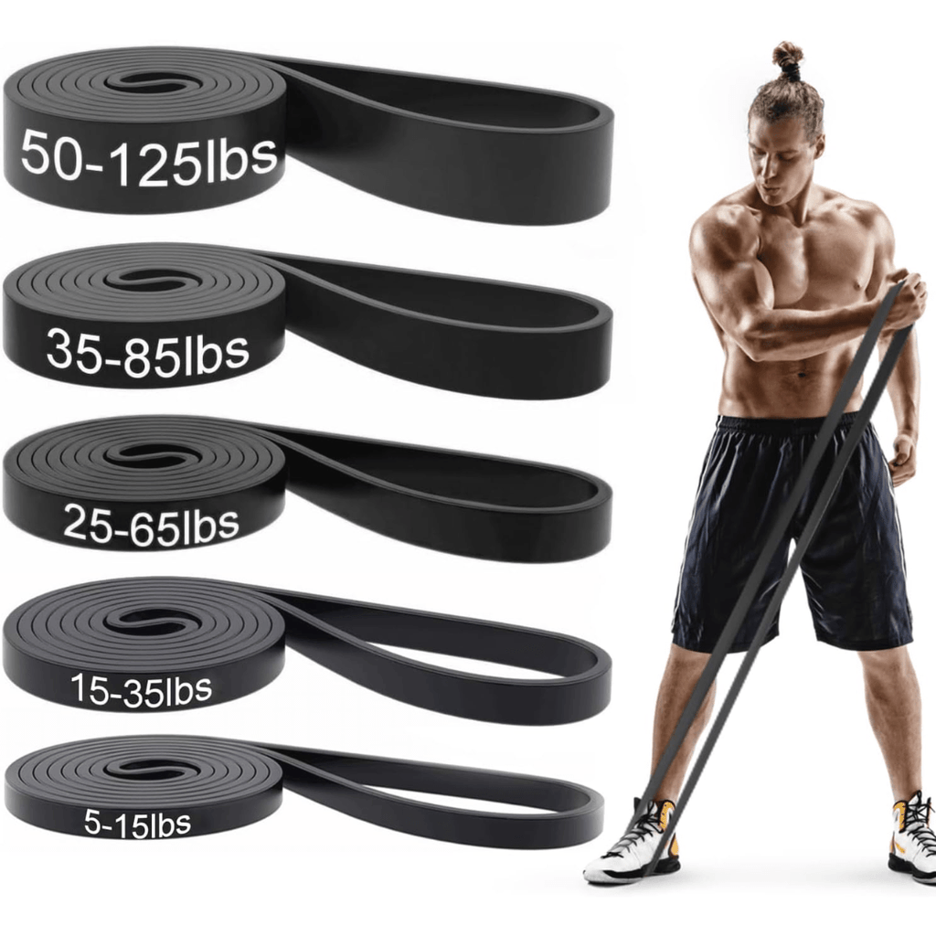 Resistforce Pull-Up Assistance Bands – Resistance Set for Strength Training, Dips, and Bodyweight Exercises