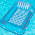 Inflatable Sunbathing Lounge Chair with Headrest