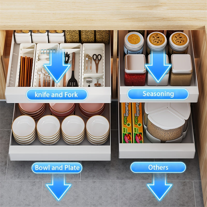 Retractable Kitchen Cabinet Organiser - Lina