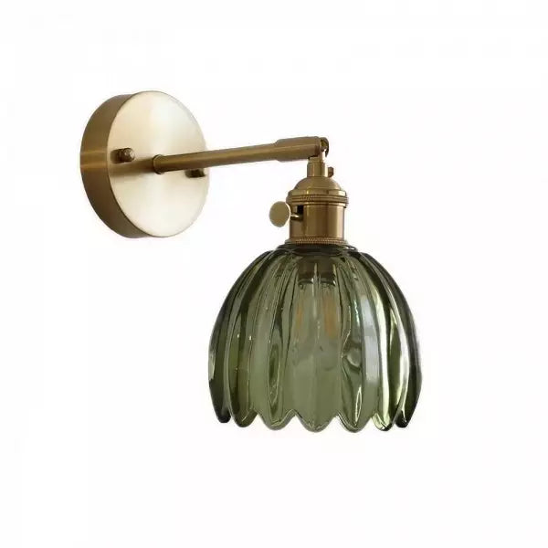 Glass Tulip Flower Wall Lamp | Elegant Flower Lighting for a Stylish Interior - MurCharm