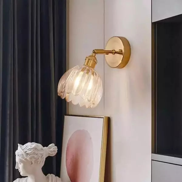 Retro – Wall Light Glass Tulip Bud