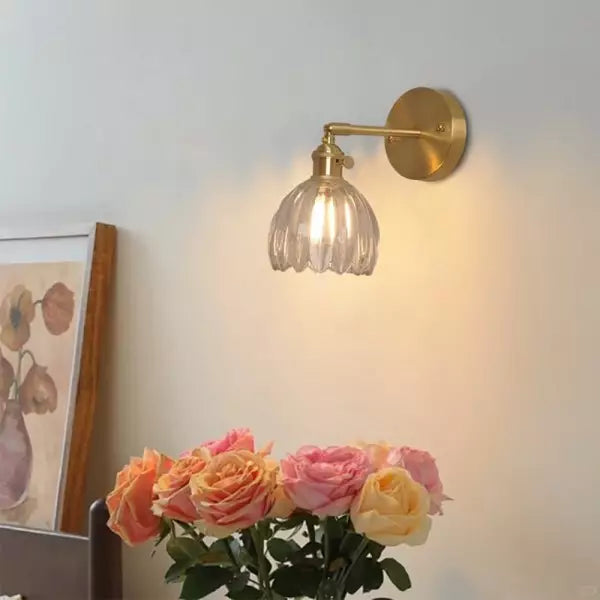 Retro – Wall Light Glass Tulip Bud