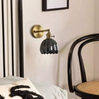 Flower Bud Tulip Glass Wall Light