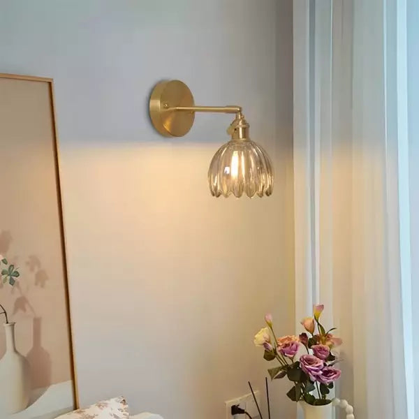 Retro – Wall Light Glass Tulip Bud