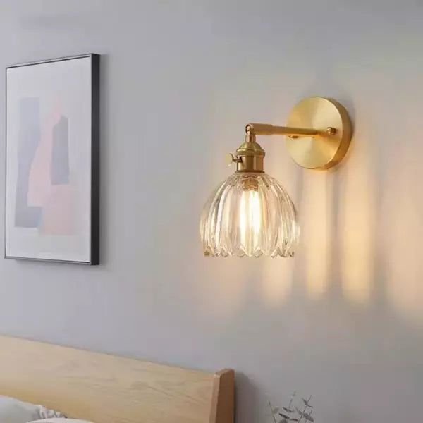Retro – Wall Light Glass Tulip Bud