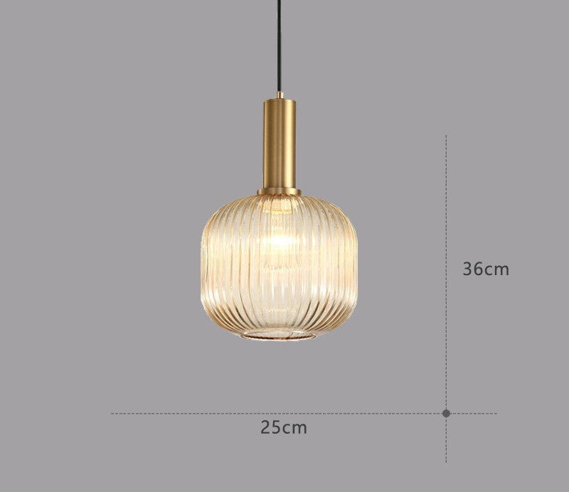 Retro Glass Pendant Lamp - ColorVibe