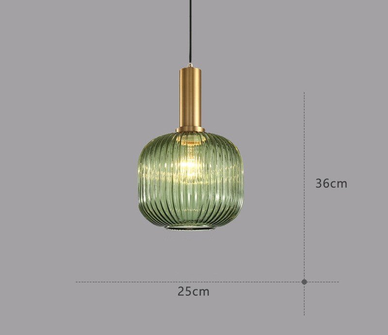 Retro Glass Pendant Light - ColorVibe