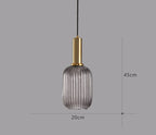 Retro Glass Pendant Light - ColorVibe