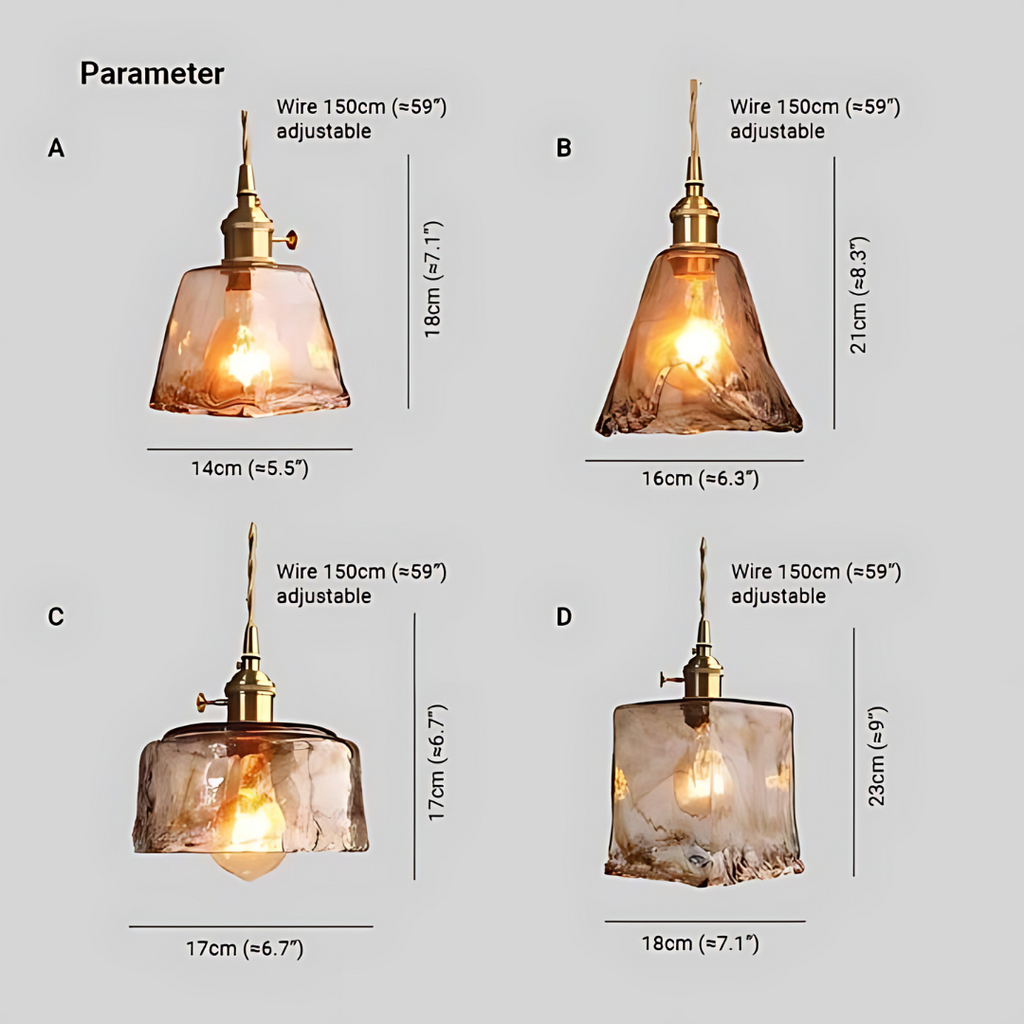 Retro LED Pendant Light - Jasper
