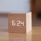 Digital LED Clock in Retro Style