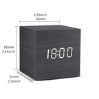 Digital LED Clock in Retro Style