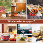 Reusable Beeswax Food Wrap (3 pcs)