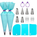 Reusable Cake Piping Bags and Nozzles Set