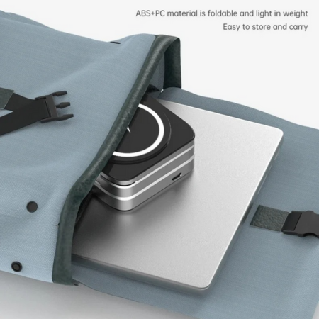 3-in-1 Magnetic Wireless Charger - Fast Foldable Charging Station for Samsung, iPhone & AirPods
