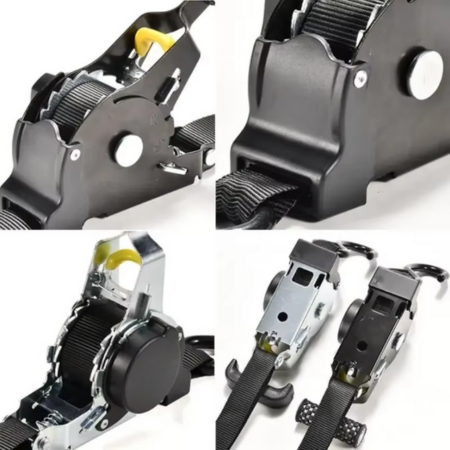 Retractable Ratchet Straps - Fast, Secure, and Tangle-Free Tie-Down Solution