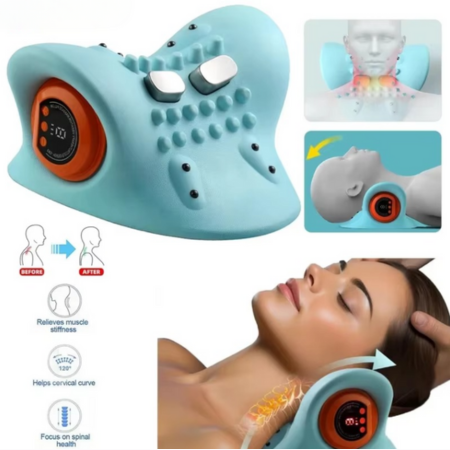 Electric Cervical Massager – Smart Neck Pain Relief with Heat & Pulse Therapy
