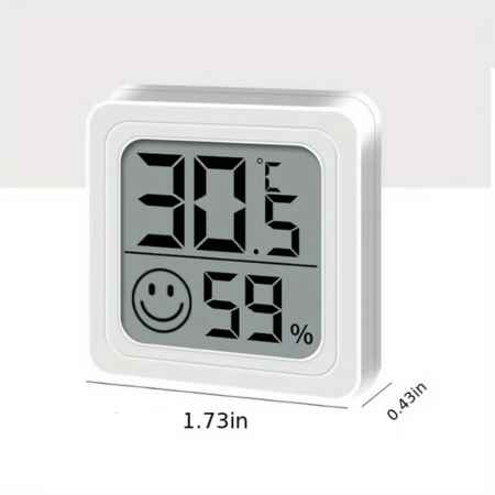 Indoor LCD Digital Thermometer and Hygrometer with Temperature and Humidity Sensor