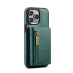 RFID iPhone Wallet Case | Removable Magnetic Leather Car Mount Shockproof Case