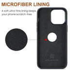 RFID iPhone Wallet Case | Removable Magnetic Leather Car Mount Shockproof Case