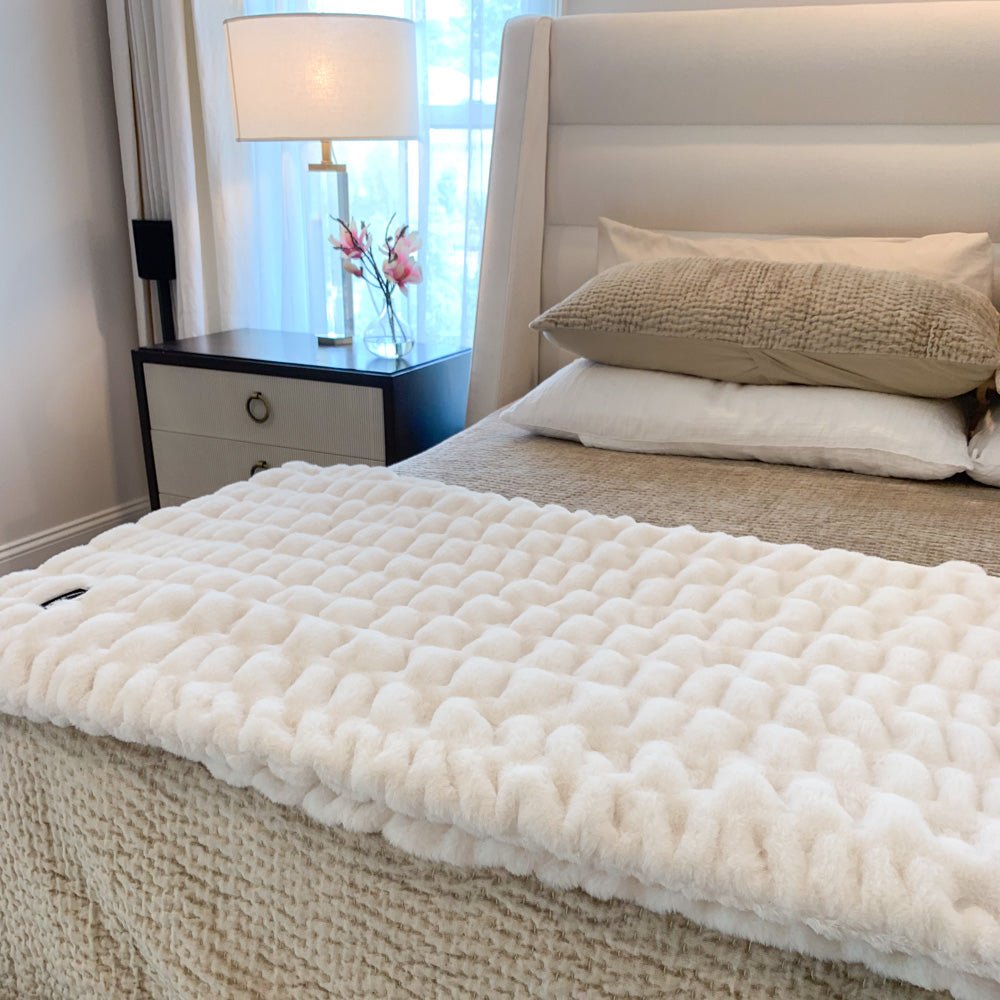 Faux Fur Blanket Ripple